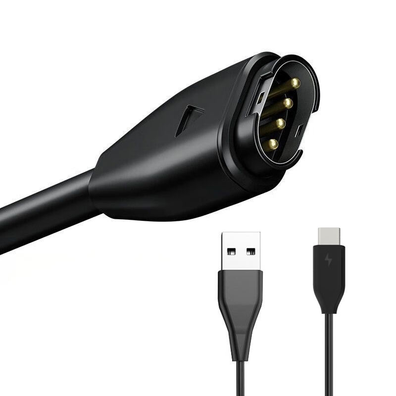 Garmin Smartwatch Charging Cable USB-A to USB-C – Compatible with Vivoactive 3/4/4S/5 and Quatix 6/6X/7 - 图片 2