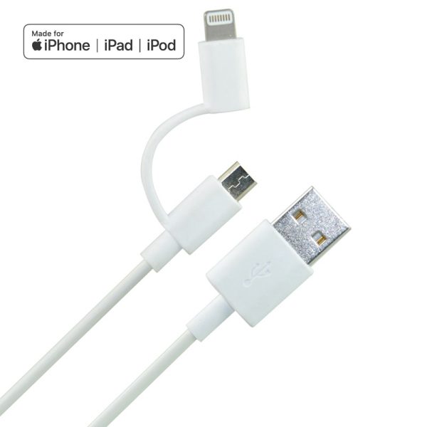 2 in 1 MFi Certified USB Cable - Image 2