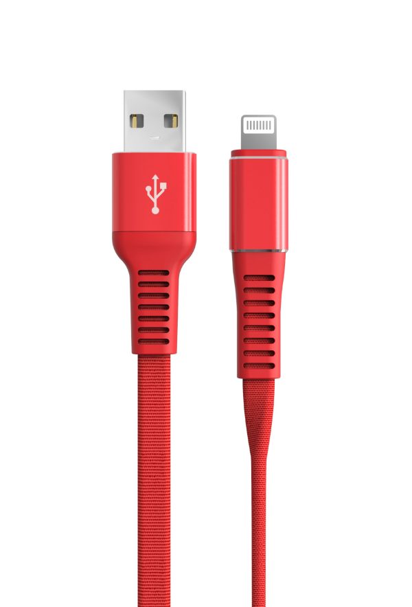 USB A to lightning woven fabric cable - Image 6