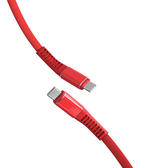 3A Flat USB C Data Cable - Image 2