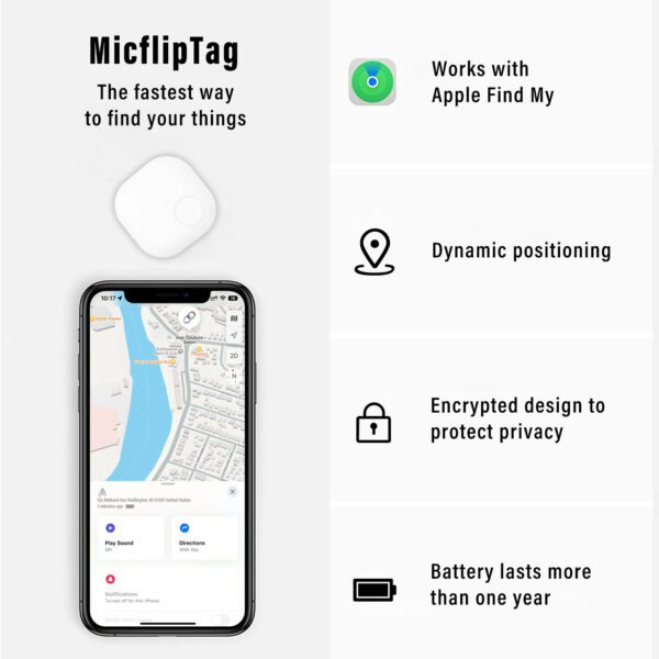 Apple MFi Certified Find My Tag Wallet Finder - Image 2