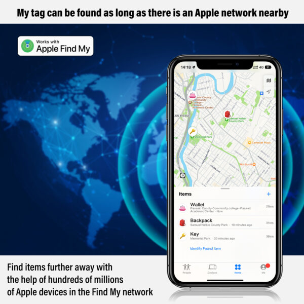 Apple MFi Certified Find My Tag Wallet Finder - Image 4