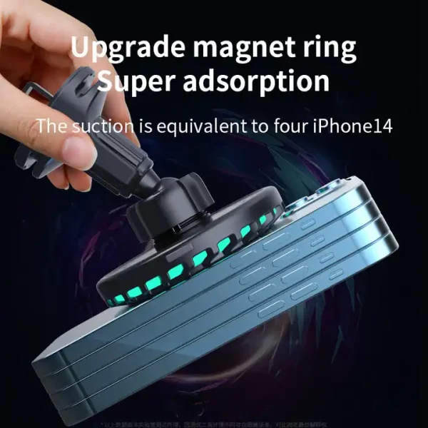 Magnetic Wireless Car Fast Charger - Image 2
