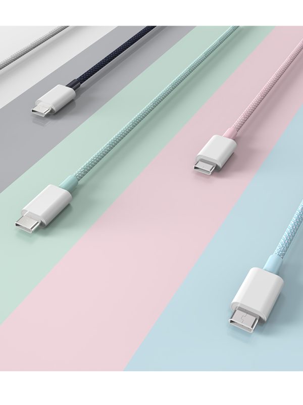 iPhone 15 nylon braided fast charging cable - Image 8