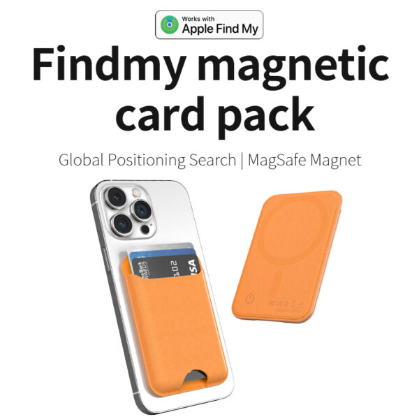 MFi Certified Find My Magnetic Wallet Card Holder - Image 2