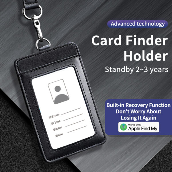 Ultra-Thin Find My Card Device Id Card Work Badge Finder