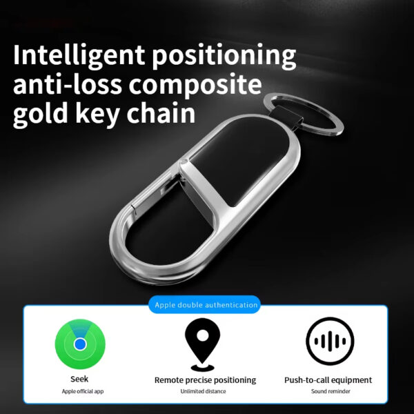 Small Car Key Anti-Lost Keychain Find My Device Locator - Image 2