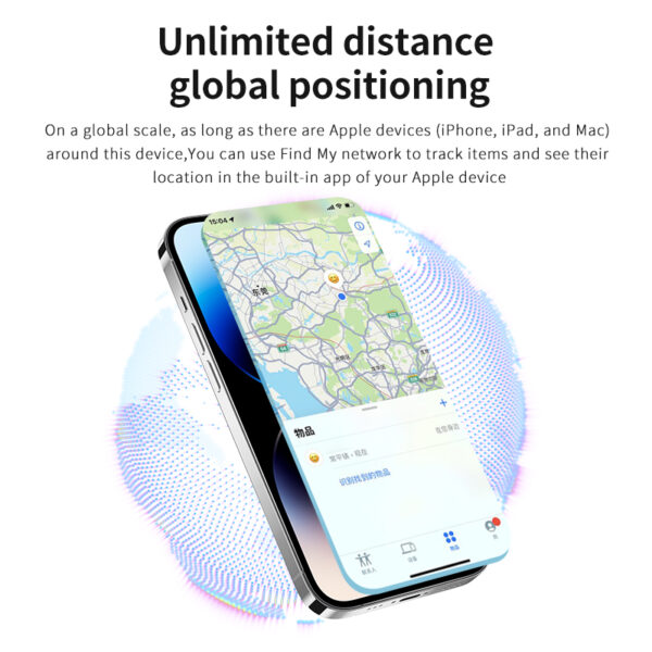 MFi Certified Find My Magnetic Wallet Card Holder - Image 3
