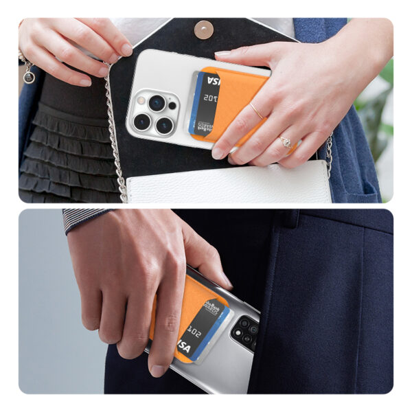 MFi Certified Find My Magnetic Wallet Card Holder - Image 6