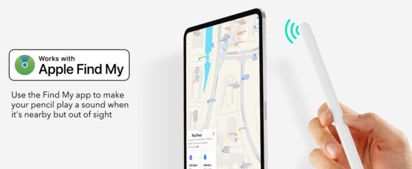Smart Magnetic Find My Capacitive Stylus Pen for Apple iPad Pencil - Image 3