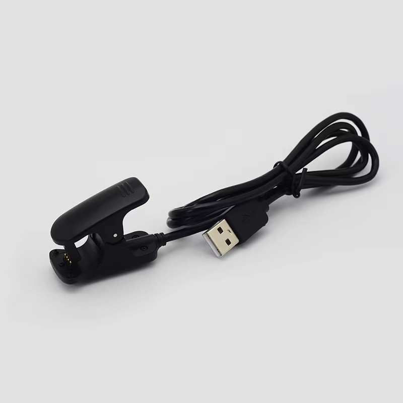 Portable Pogo Pin Clip Charger USB Charging Cable Pure Copper Conductor Braided PVC for Sport Smart Watch - 图片 5
