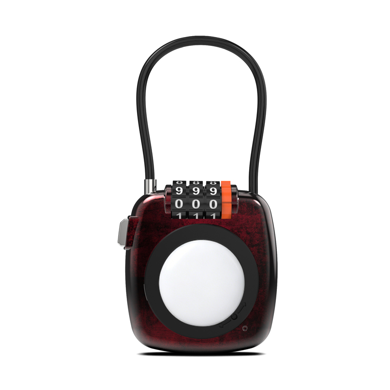 Combination Lock Mini Suitcase Anti-lost IOS Android Find My Air Tag Holder Tracker TSA Customs Lock for Luggage Backpack Travel - 图片 8