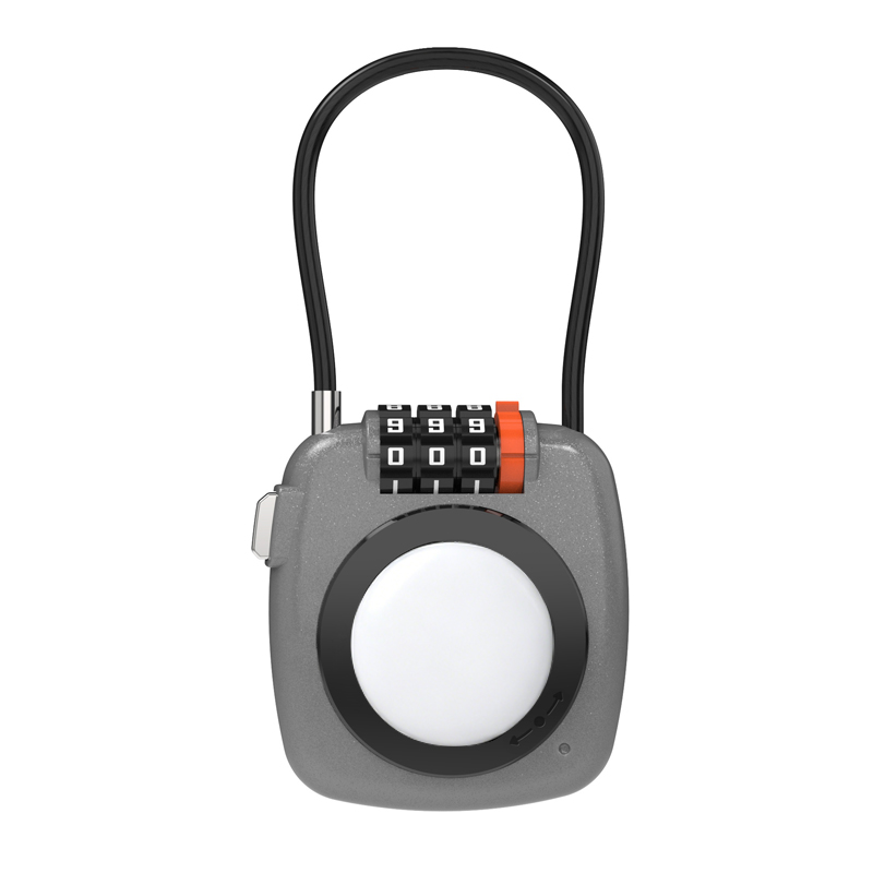 Combination Lock Mini Suitcase Anti-lost IOS Android Find My Air Tag Holder Tracker TSA Customs Lock for Luggage Backpack Travel - 图片 6