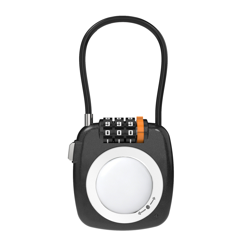 Combination Lock Mini Suitcase Anti-lost IOS Android Find My Air Tag Holder Tracker TSA Customs Lock for Luggage Backpack Travel - 图片 5
